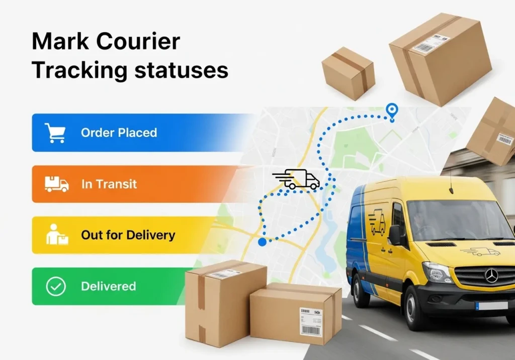 Mark Courier Tracking statuses