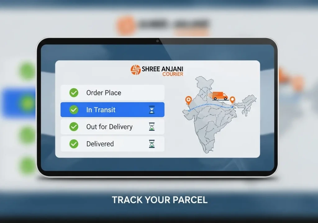 Shree Anjani Courier Tracking statuses