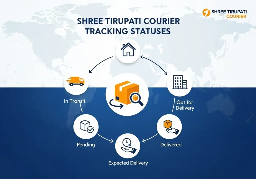 Shree Tirupati Courier Tracking status