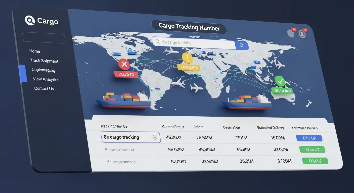 6e cargo tracking