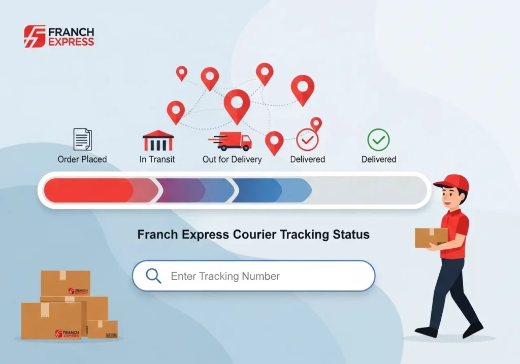 Franch Express Courier Tracking statuses