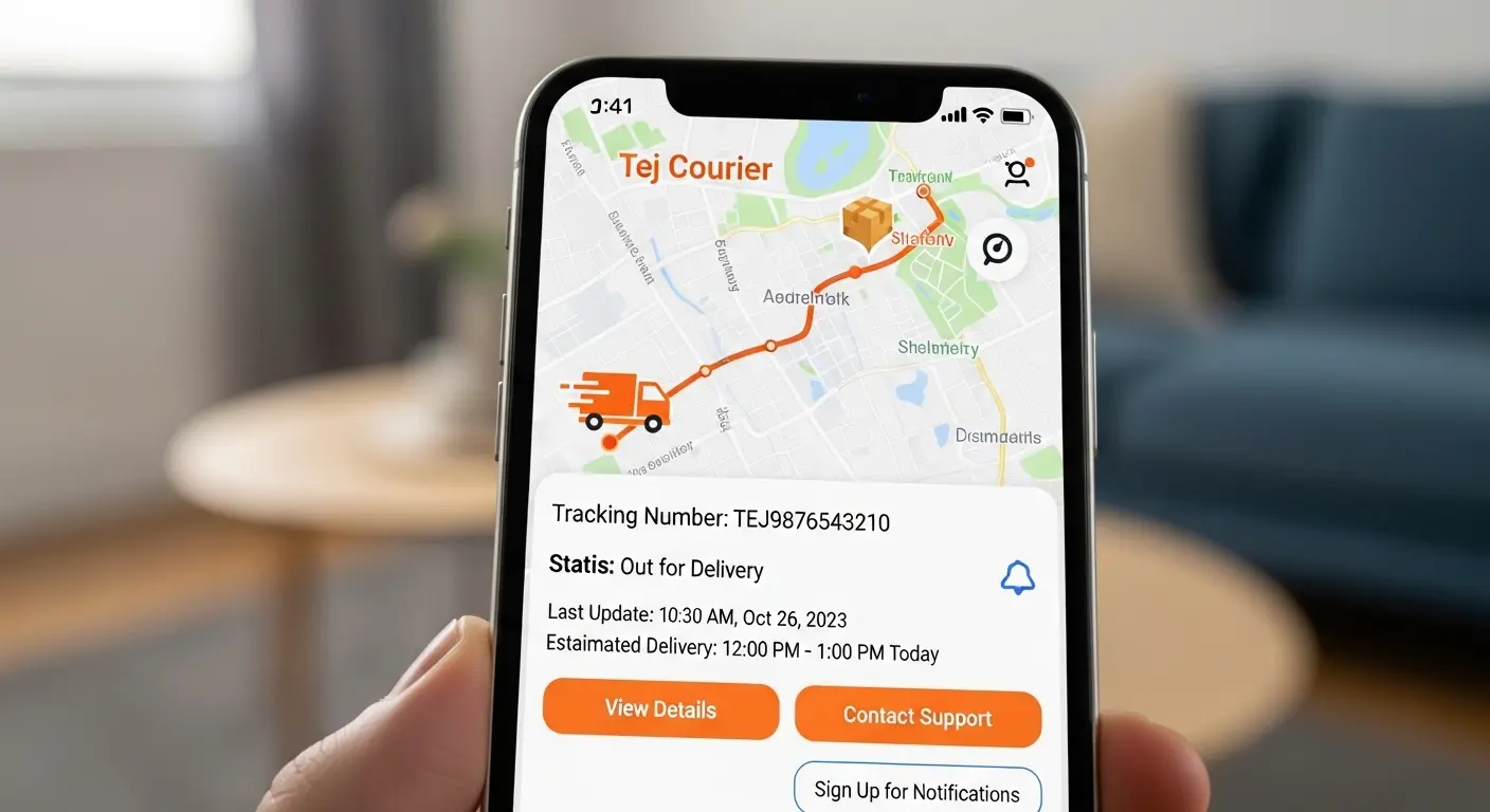 Tej Courier Tracking