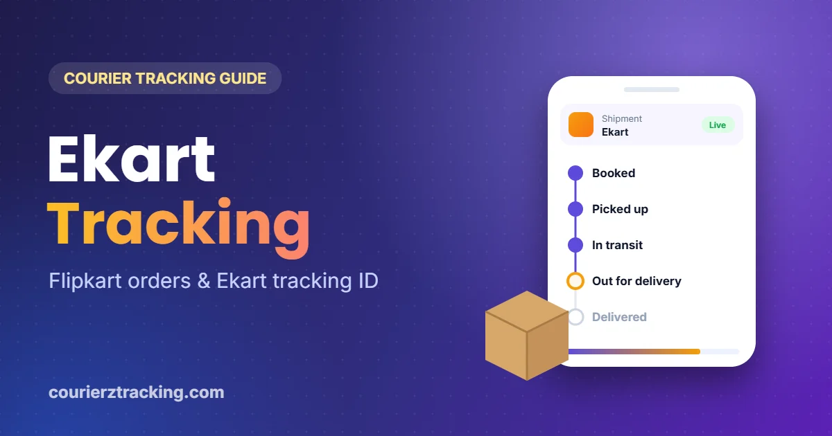 Ekart tracking guide banner