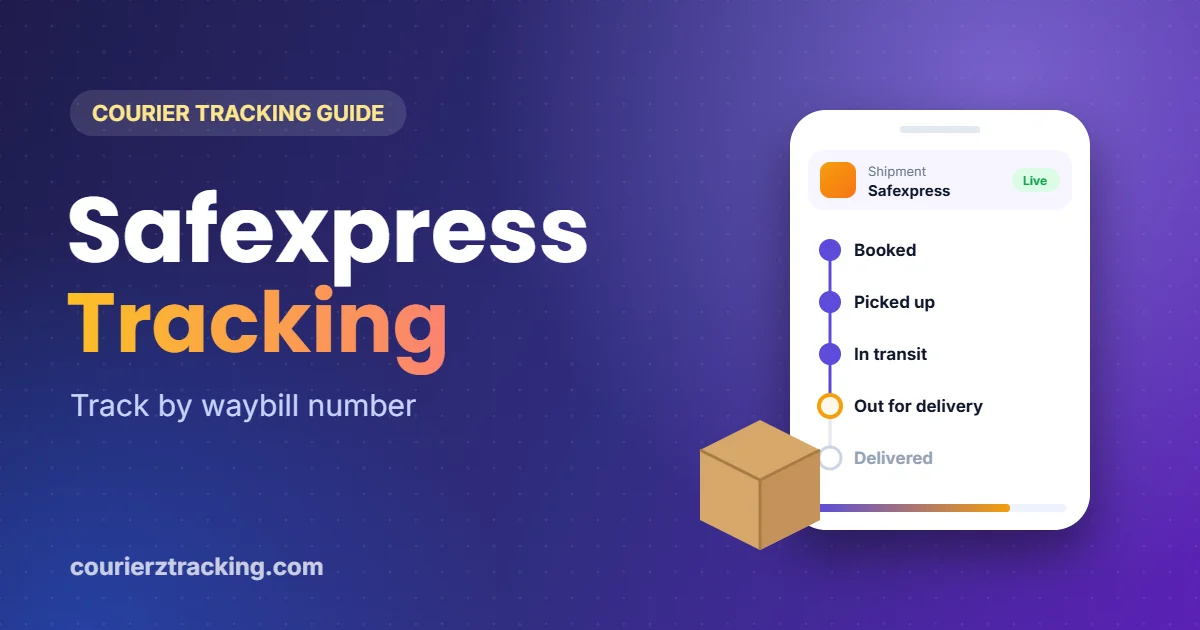 Safexpress tracking guide banner